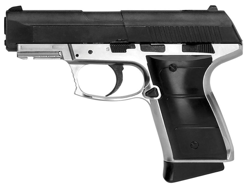 Daisy 5501 Powerline CO2 BB Pistol .177 Cal 15-Shot Semi-Auto Blowback Silver