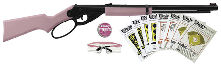 Daisy Carbine Fun Kit .177 Cal Spring Piston BB Gun 350 fps Pink with Ammo & Target