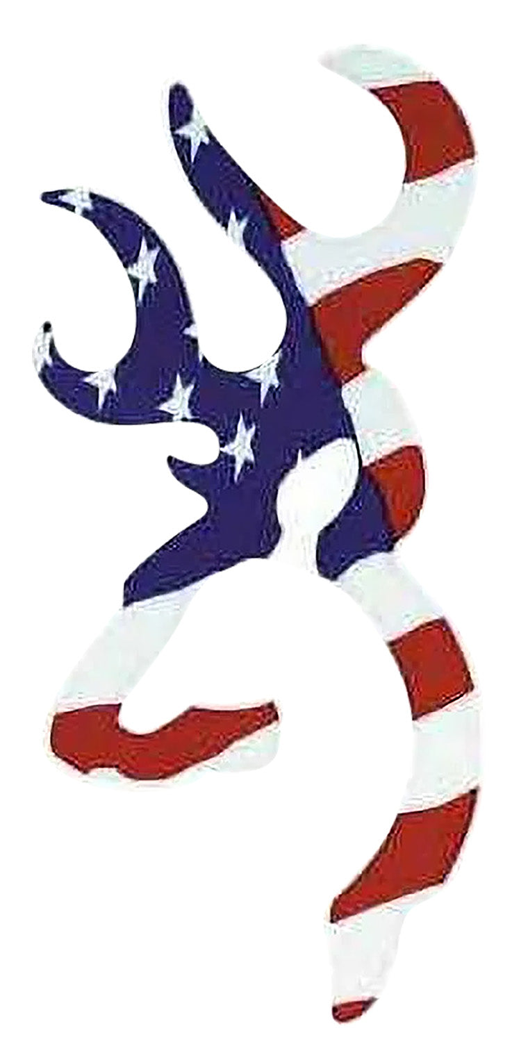 Browning Buckmark Vinyl Decal Sticker Red White Blue 6" UV-Resistant