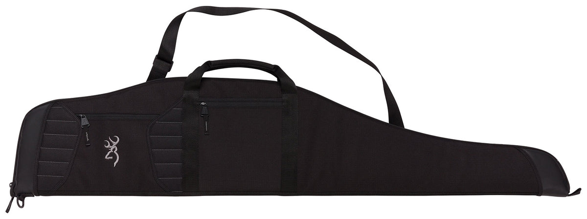 Browning FLEX Factor Black Polyester Scoped Rifle Case 50" with Exterior Pockets