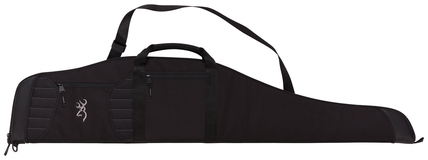 Browning FLEX Factor Black Polyester Scoped Rifle Case 50" with Exterior Pockets