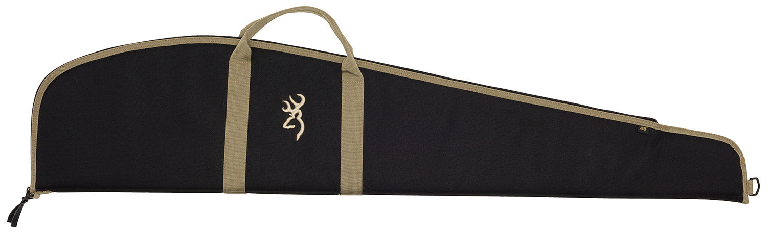 Browning FLEX Plainsman Scoped Rifle Case 49.5" Tan Black 600D Polyester Padded