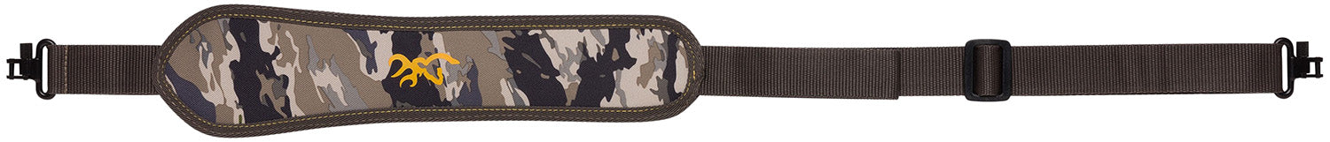 Browning Timber Adjustable Rifle Shotgun Sling - Ovix Camo with Wide Shoulder Pad