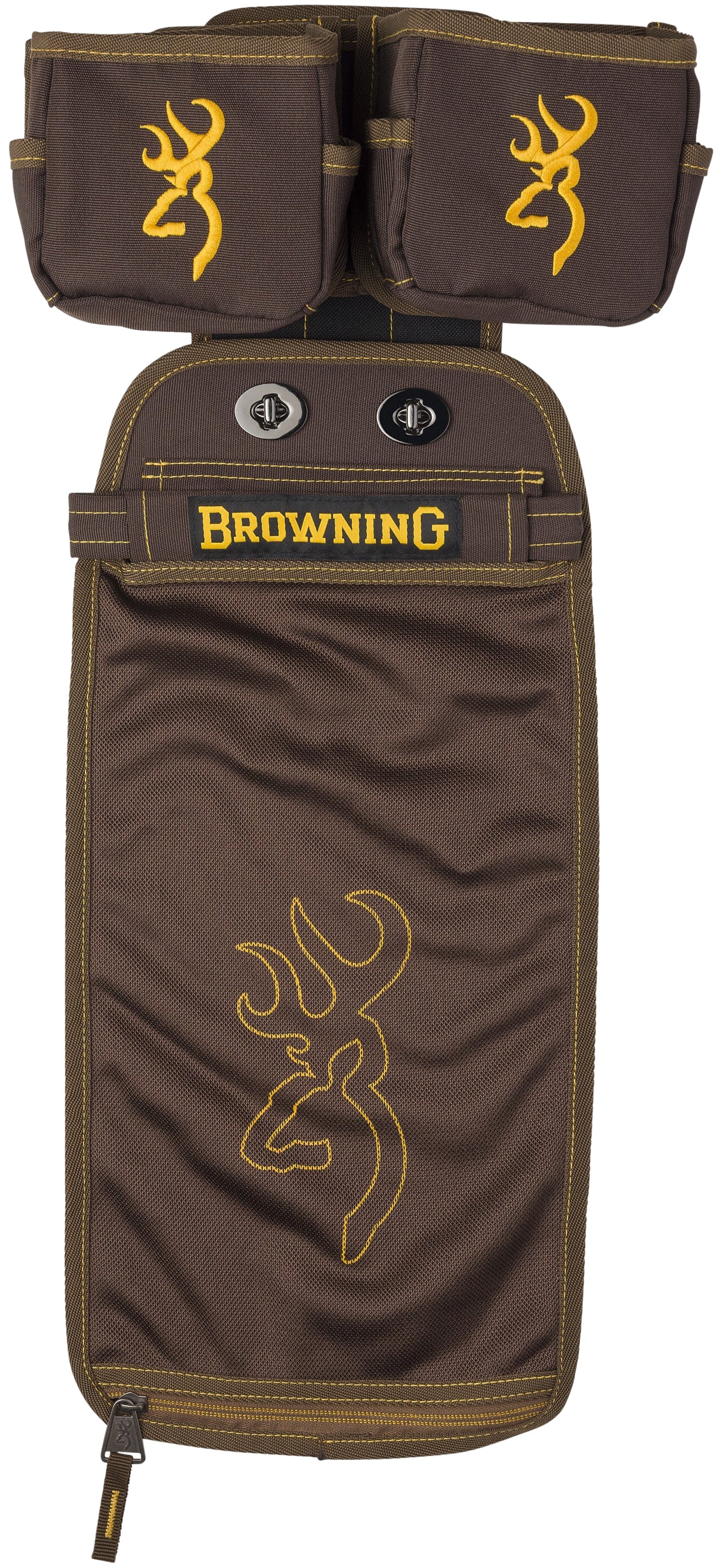 Browning Comp Series Brown Polyester Convertible Shell Box Carrier and Pouch with MOLLE