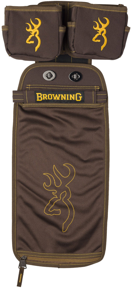 Browning Comp Series Brown Polyester Convertible Shell Box Carrier and Pouch with MOLLE