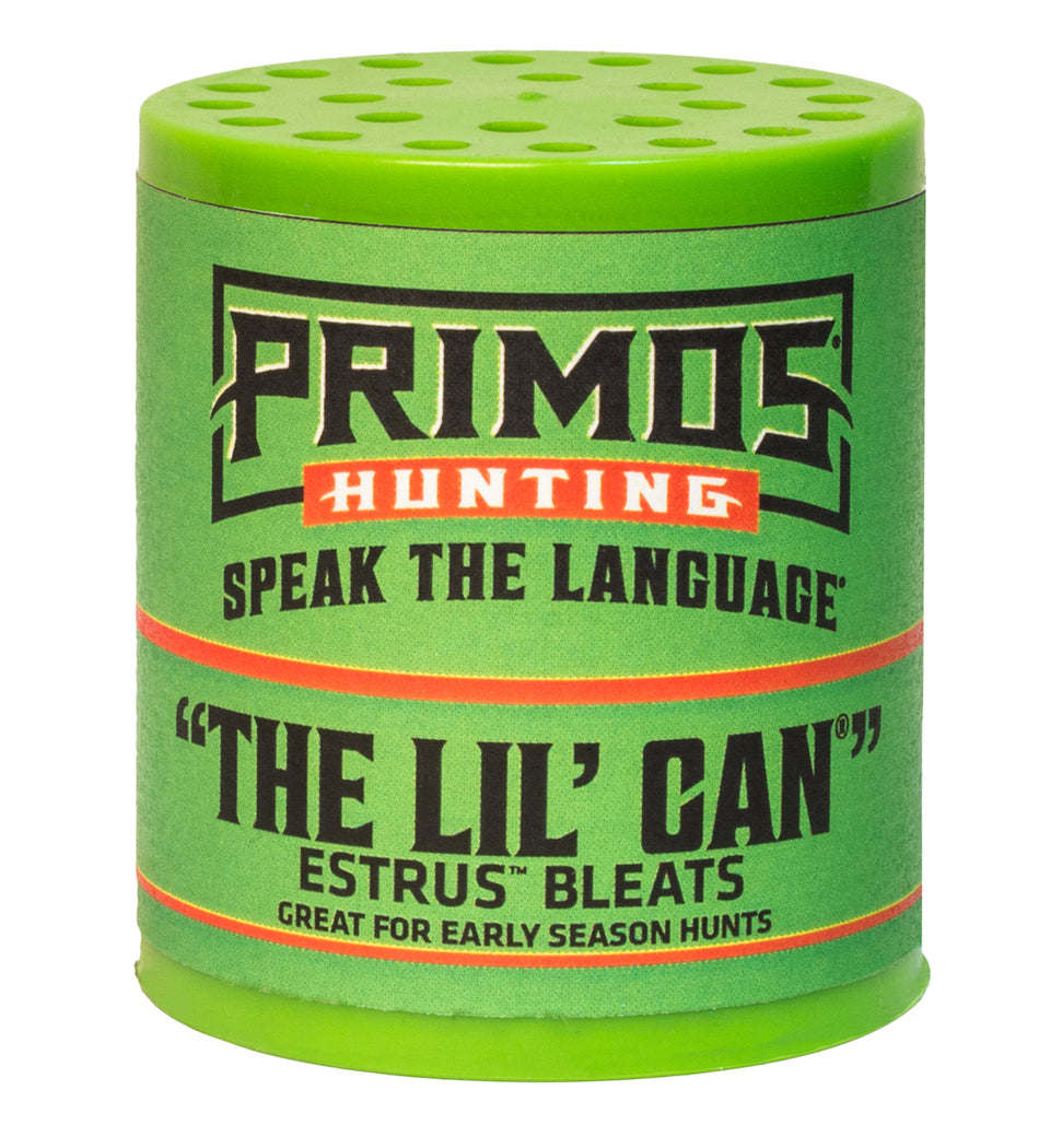 Primos Lil Can Deer Call - Estrus Bleat, Whitetail/Blacktail/Mule Deer, Green