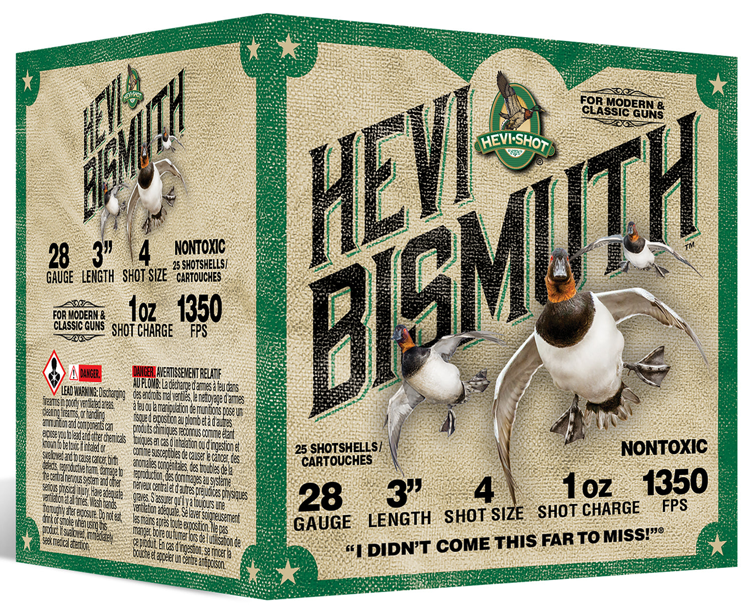 HEVI-Shot 28 Gauge HS18434 604544690538 604544690538 3" 1oz 4 Shot