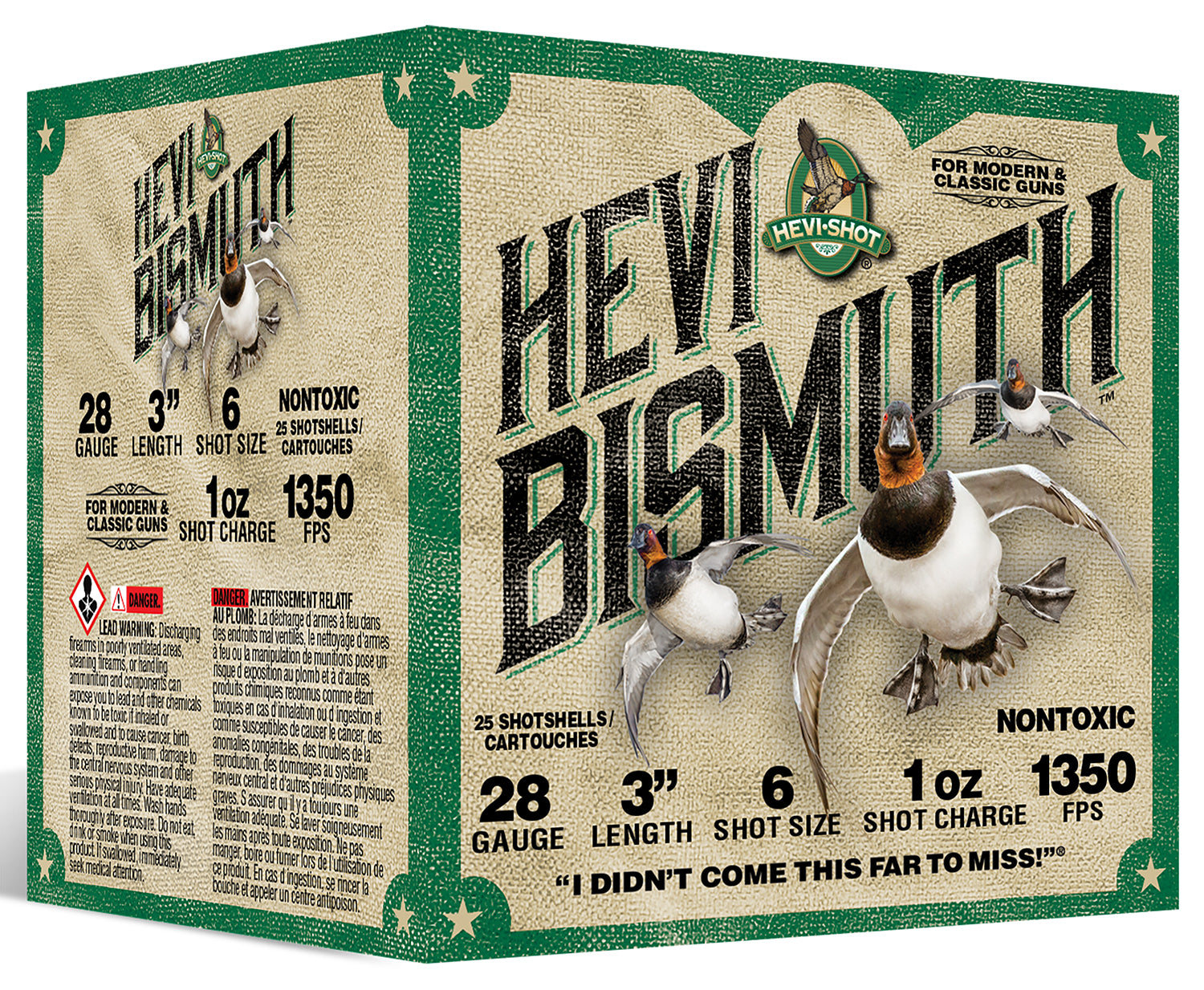 HEVI-Shot 28 Gauge HS18436 3" 1oz 6 Shot