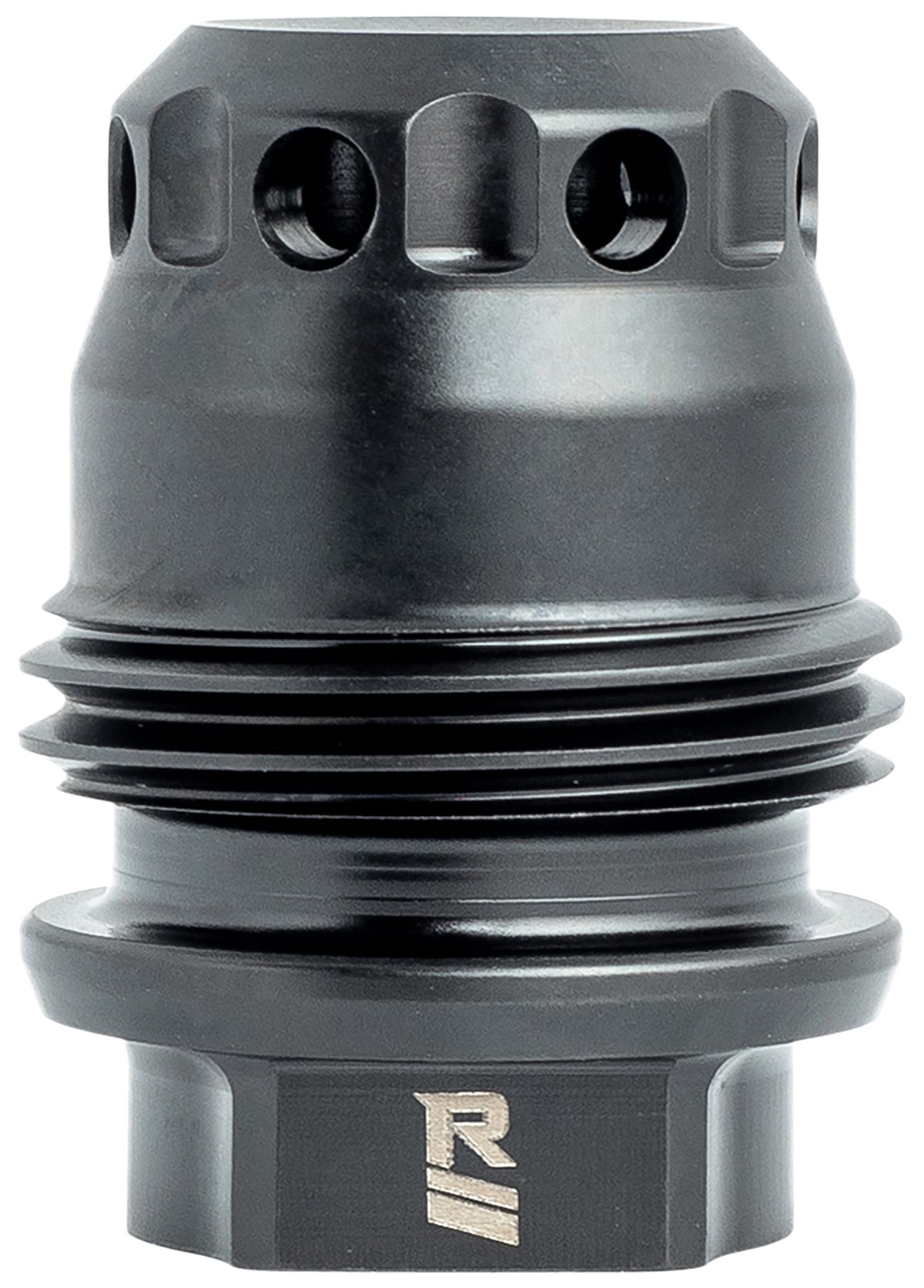 Rugged Suppressors MB021 M2 Muzzle Brake 338 Cal / 8.6mm 3/4"-24 tpi Dual Taper Locking System R.U.M. Compatible