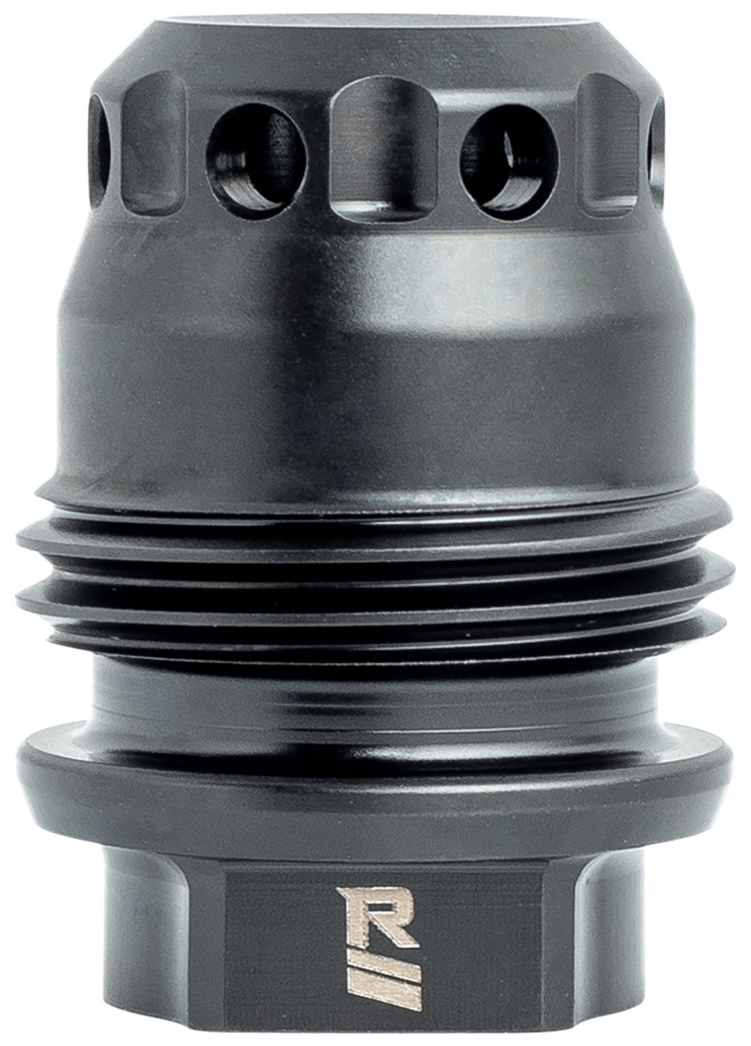 Rugged Suppressors MB021 M2 Muzzle Brake 338 Cal / 8.6mm 3/4"-24 tpi Dual Taper Locking System R.U.M. Compatible
