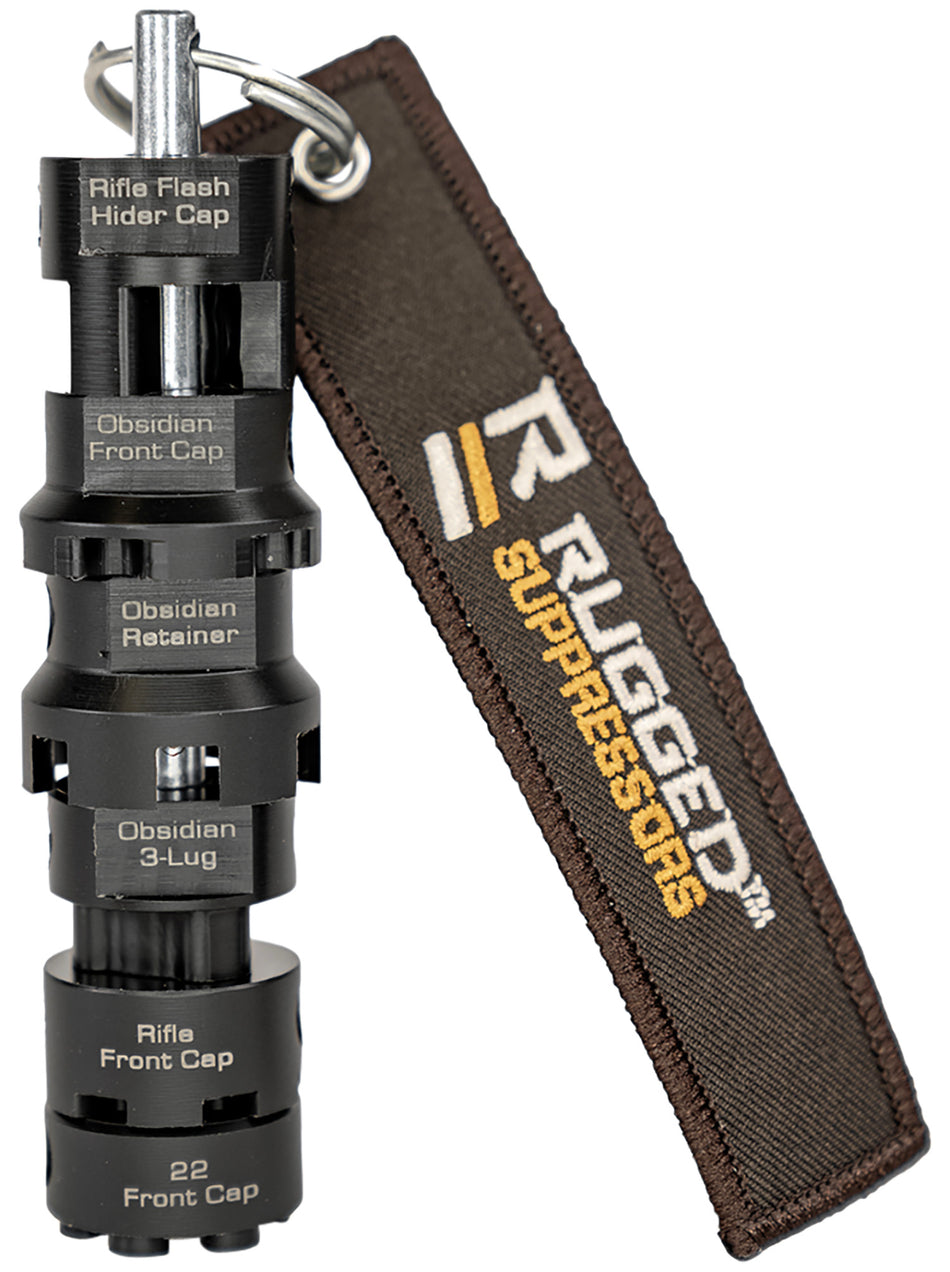 Rugged Suppressors Totem RTK001 6-in-1 Multi-Tool Compatible with Rugged Pistol & Rifle Cans