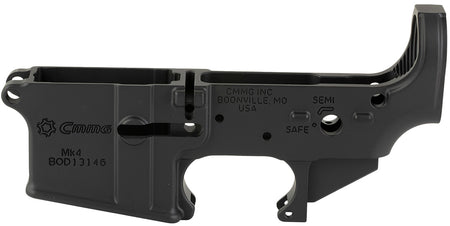 CMMG Mk4 AR-15 Stripped Lower Receiver, Armor Black Cerakote