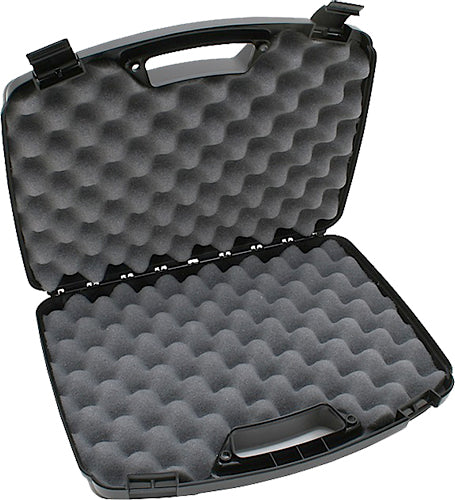 MTM Case-Gard 80940 2-Pistol Case Black Polypropylene Foam-Lined Holds 2 Handguns