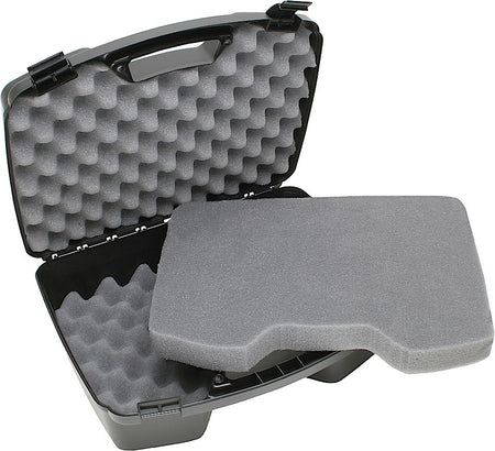 MTM Case-Gard 81140 4-Pistol Case Black Polypropylene Holds 4 Handguns or 6 Sub-Compacts w/ Magazines