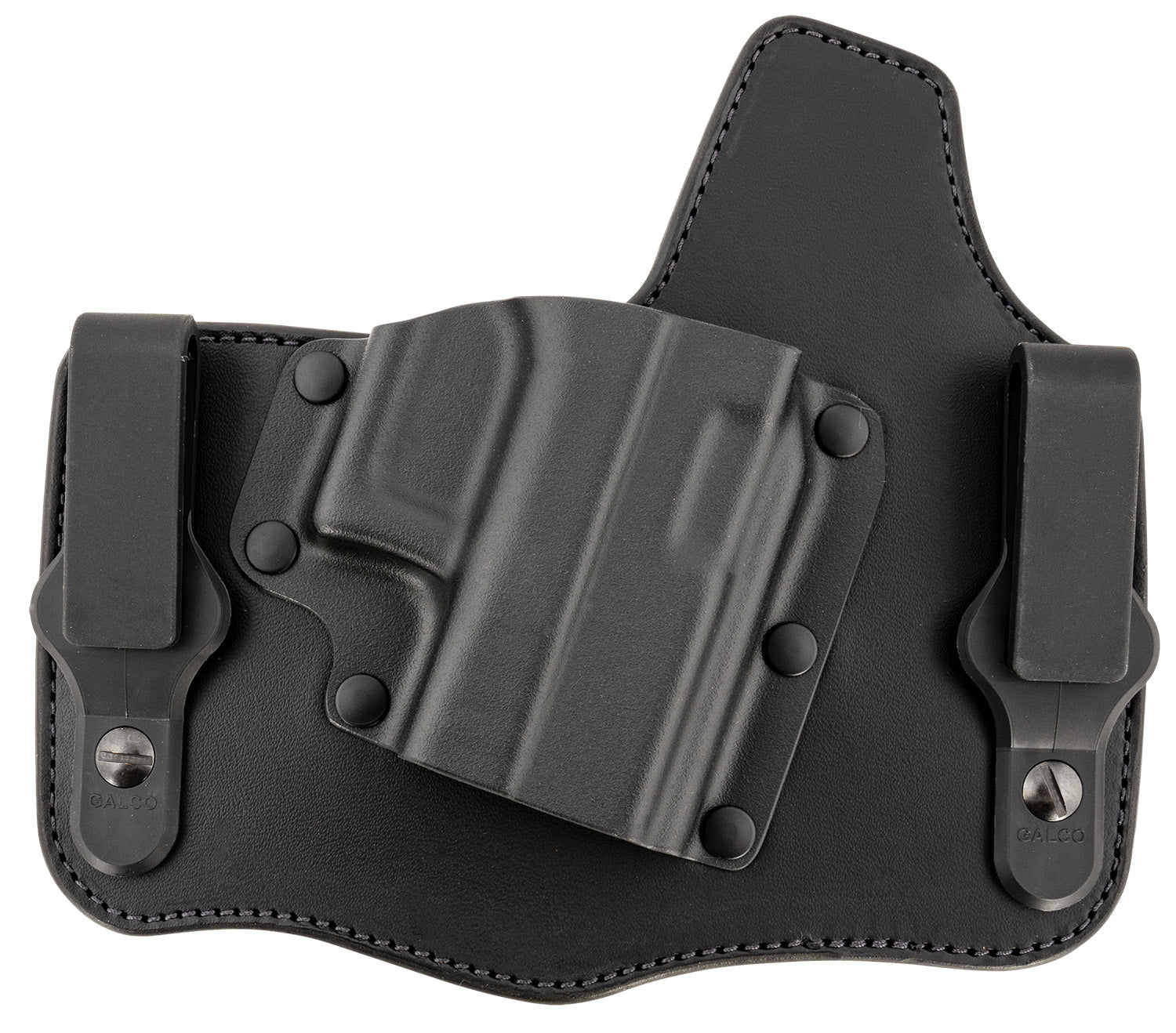 Galco KT800RB KingTuk Deluxe Inside Waistband Black Kydex Leather Holster Glock 43 RH
