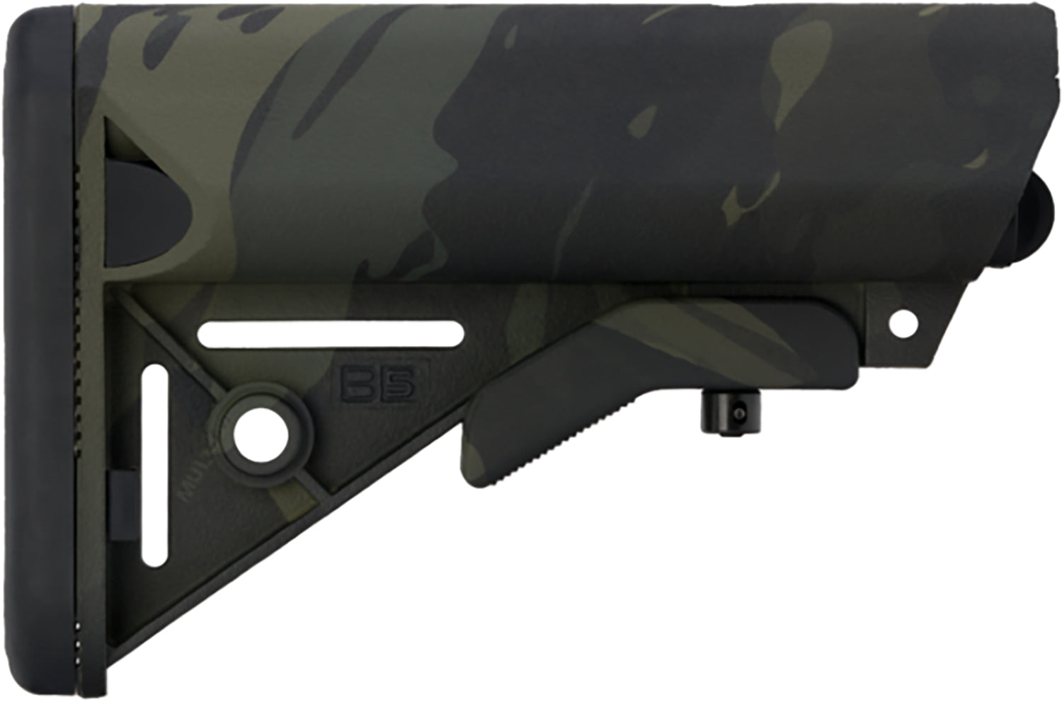 B5 Systems Enhanced SOPMOD Black Multi-Cam Synthetic Buttstock AR-Platform Mil-Spec Tube