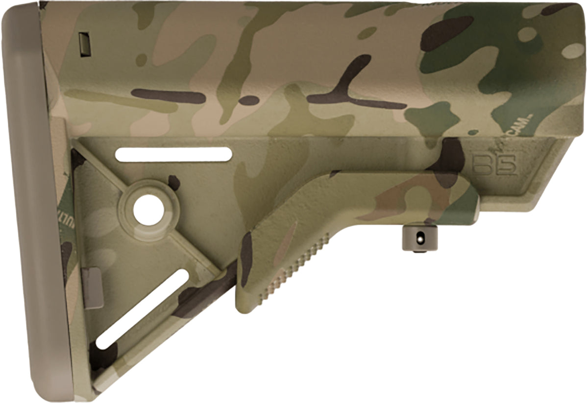 B5 Systems Bravo Multi-Cam Buttstock for AR-Platform Mil-Spec Receiver Extension