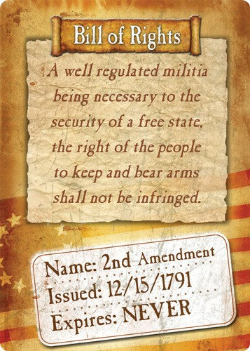 Rivers Edge Embossed 12x17 Tin Sign Bill of Rights