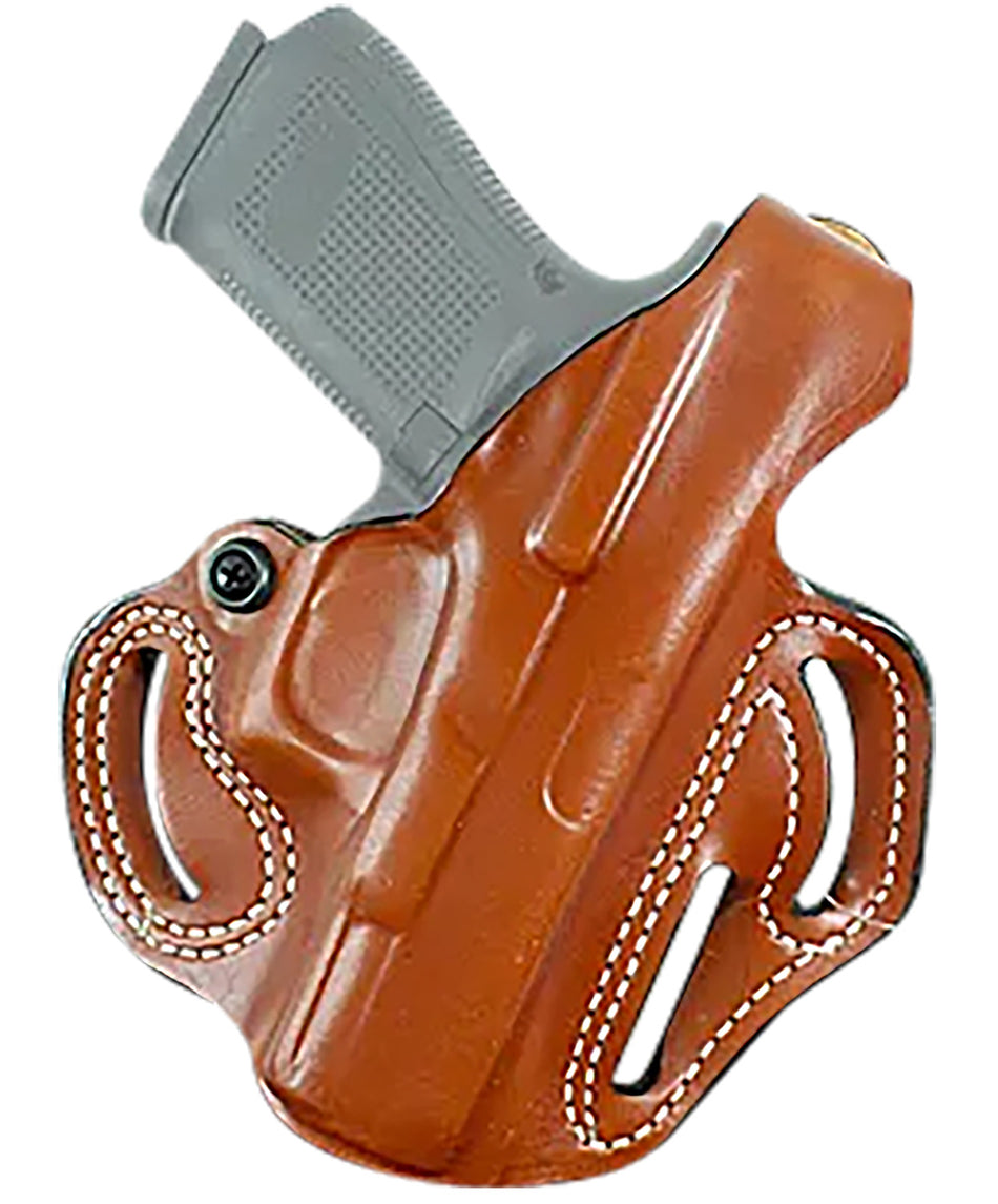 DeSantis Thumb Break Scabbard OWB Holster Tan Leather Fits Springfield Echelon Right Hand