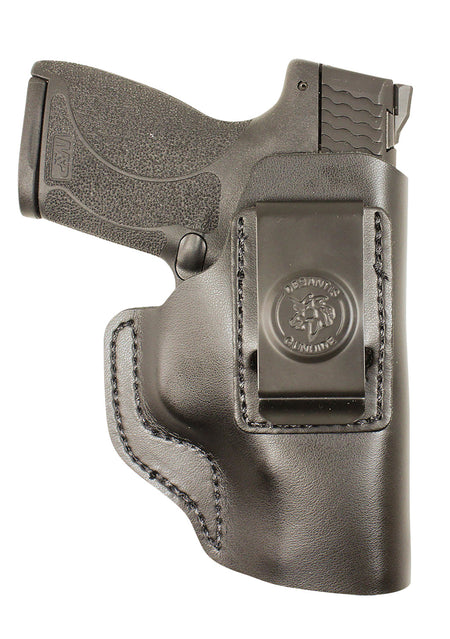 DeSantis 031BA8JZ0 Insider IWB Black Leather Belt Clip Holster for Sig P365 RH