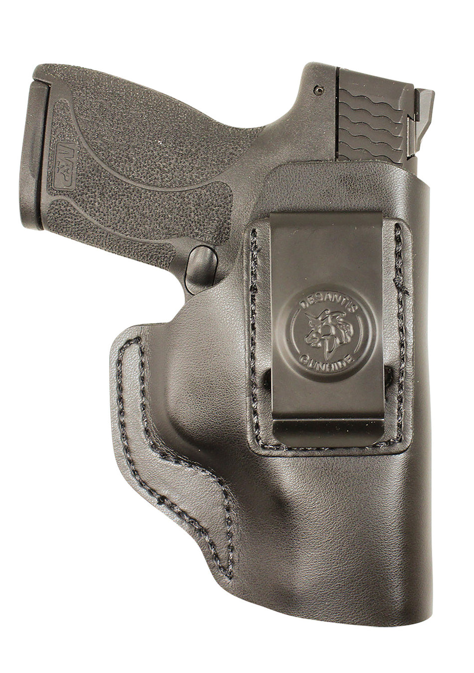 DeSantis 031BA8JZ0 Insider IWB Black Leather Belt Clip Holster for Sig P365 RH