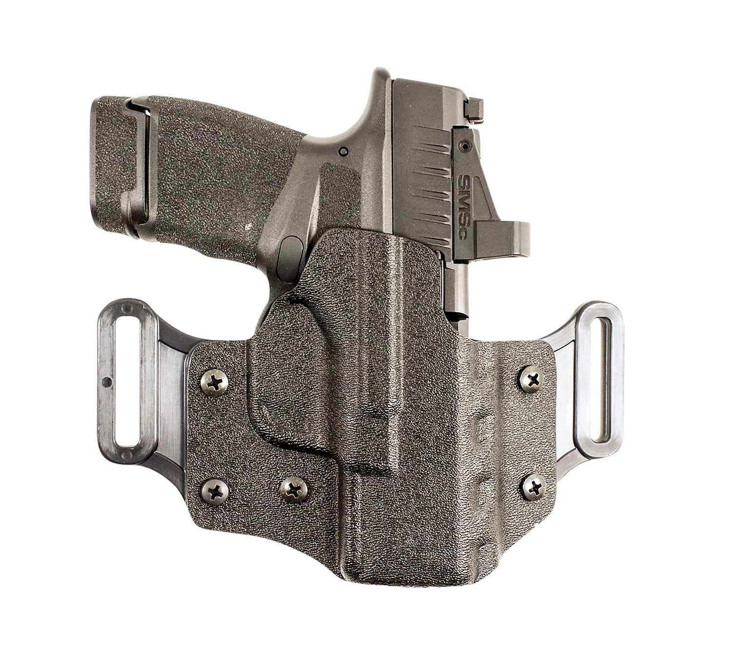 DeSantis 195KA0XZ0 Veiled Partner OWB Black Kydex Belt Slide Holster for Springfield Echelon RH