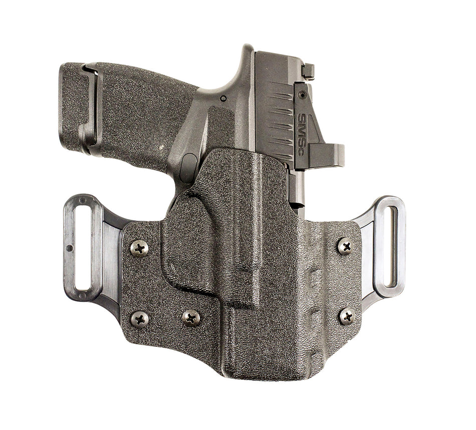 DeSantis 195KA0XZ0 Veiled Partner OWB Black Kydex Belt Slide Holster for Springfield Echelon RH