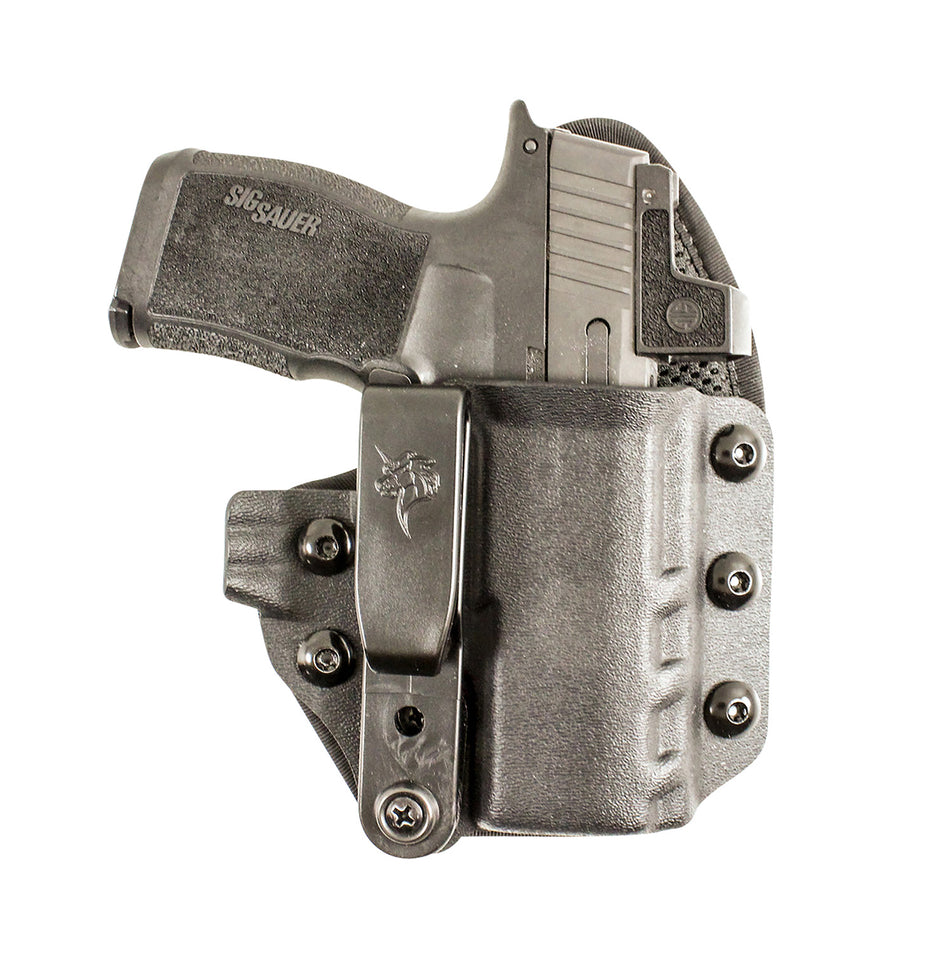DeSantis 206KA6RZ0 Uni-Tuk IWB Black Kydex Belt Clip Holster for Springfield Hellcat OSP RH