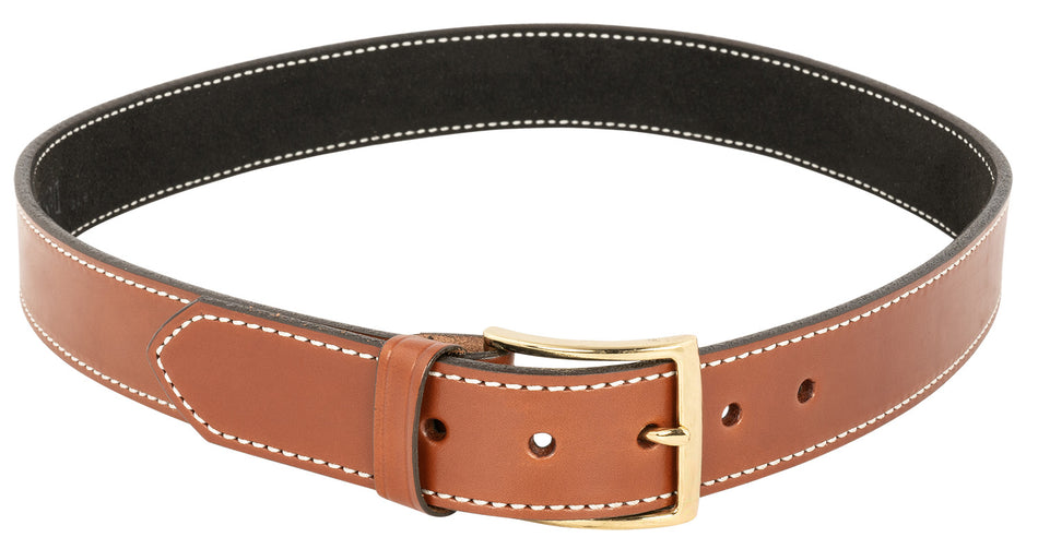 DeSantis B12TL34Z0 Tan Leather Belt 34" 1.50" Wide Suede Lined Removable Buckle