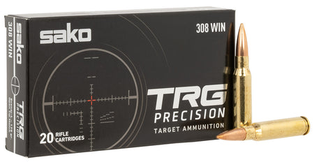Sako .308 Win / 7.62x51mm JASTRG308W175Bá TRG Precision Hollow Point Boat Tail HPBT 175 Grain