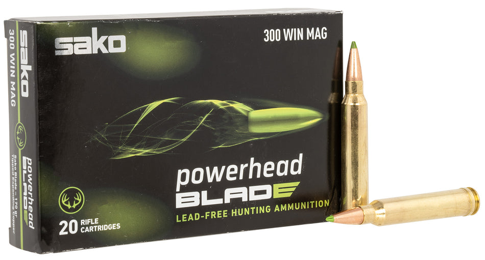 Sako .300 Winchester Mag JASPHB300WM170B PowerHead Blade Tipped Expanding Copper 170 Grain