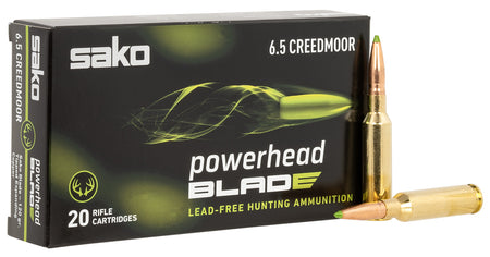 Sako 6.5mm Creedmoor JASPHB65CM120Bá PowerHead Blade Tipped Expanding Copper 120 Grain