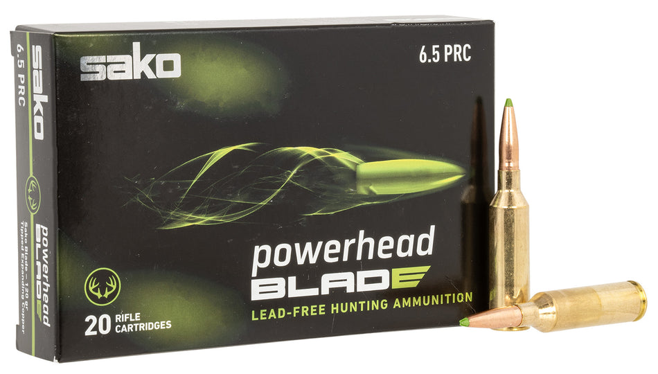 Sako 6.5 PRC JASPHB65PRC120B PowerHead Blade Tipped Expanding Copper 120 Grain