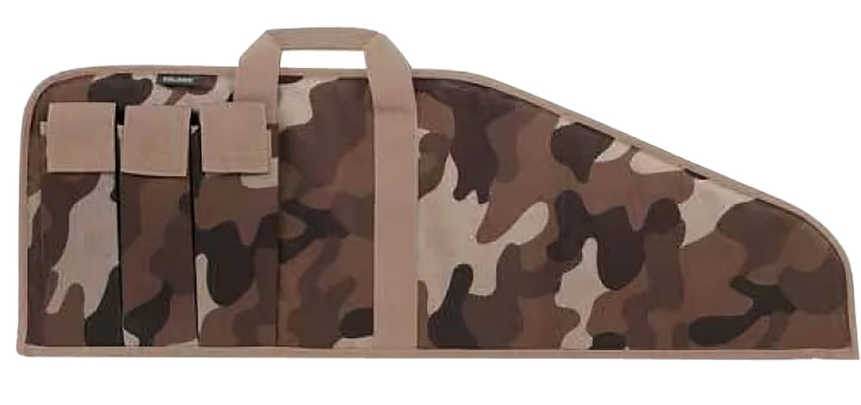 Bulldog Pit Bull BD49938TBC 38" Throwback Camo Floatable Nylon Rifle Case with Tricot Lining and Velcro Magazine Pouches