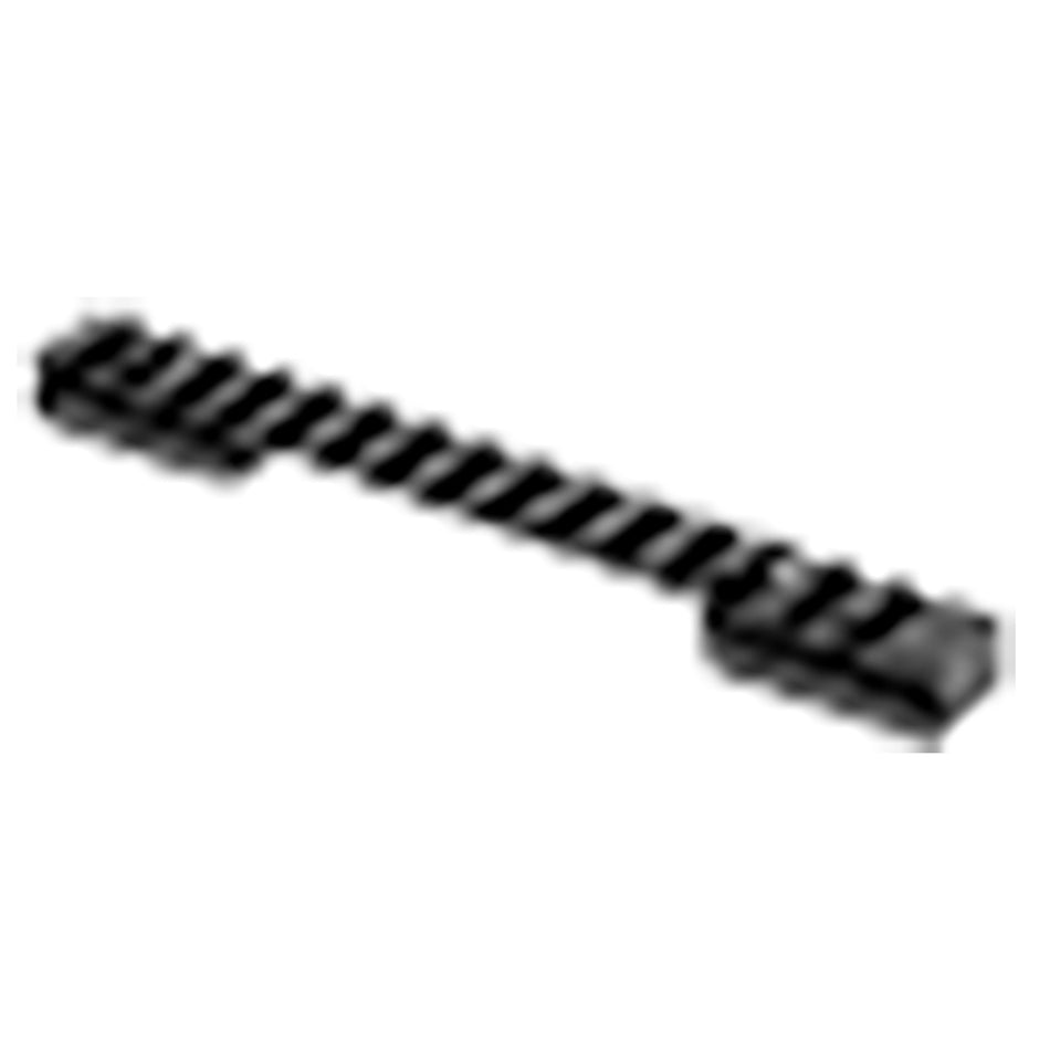 Warne 7643M Mountain Tech Picatinny Rail Black Anodized - Browning X-Bolt Magnum/X-Bolt 2 Long Action, 0 MOA