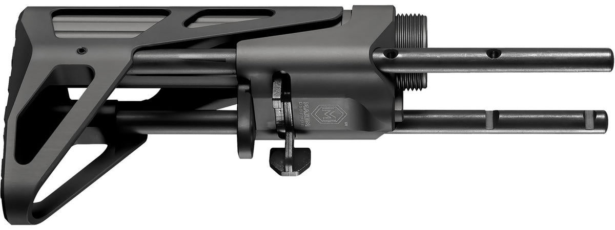 Maxim Defense CQB Gen 7 Mil-Spec AR-15 Stock Assembly, Black, 4 Adjustable Positions, Buffer & Tube Included