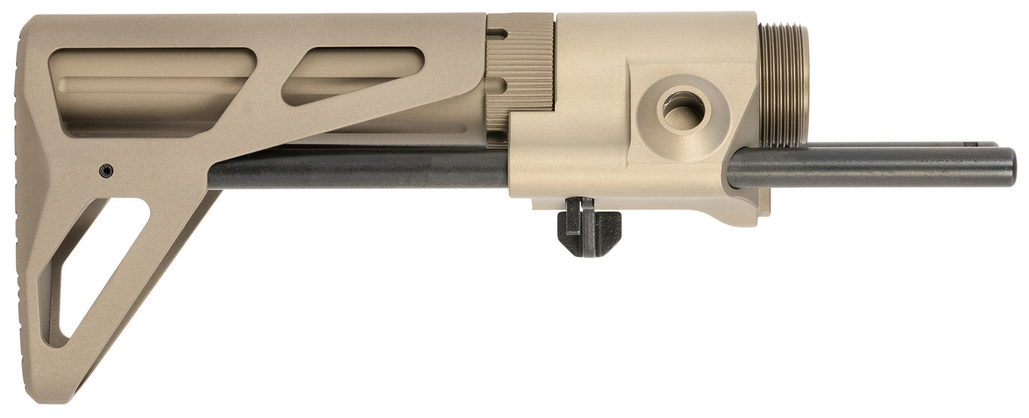 Maxim Defense CCS Gen 6 AR-15 Combat Carbine Stock with Buffer Tube, FDE, 3 Adjustable Positions