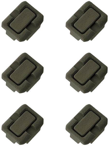 Magpul WCK Wire Control Kit M-LOK Compatible OD Green Polymer 6-Assembly Pack