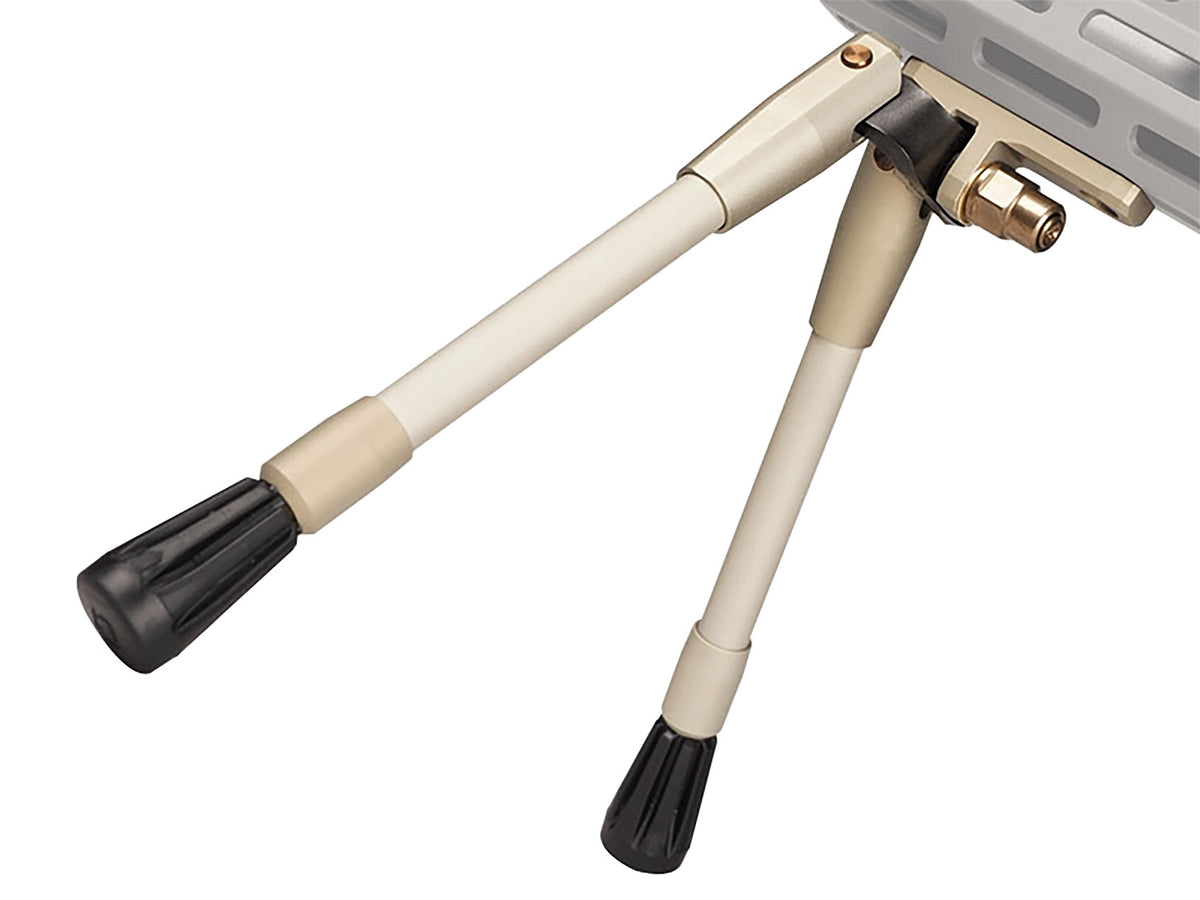 Q Kickstand M-LOK Bipod, Stainless Steel, 15 Degree Tilt, 7.06"-9.50" Height Range