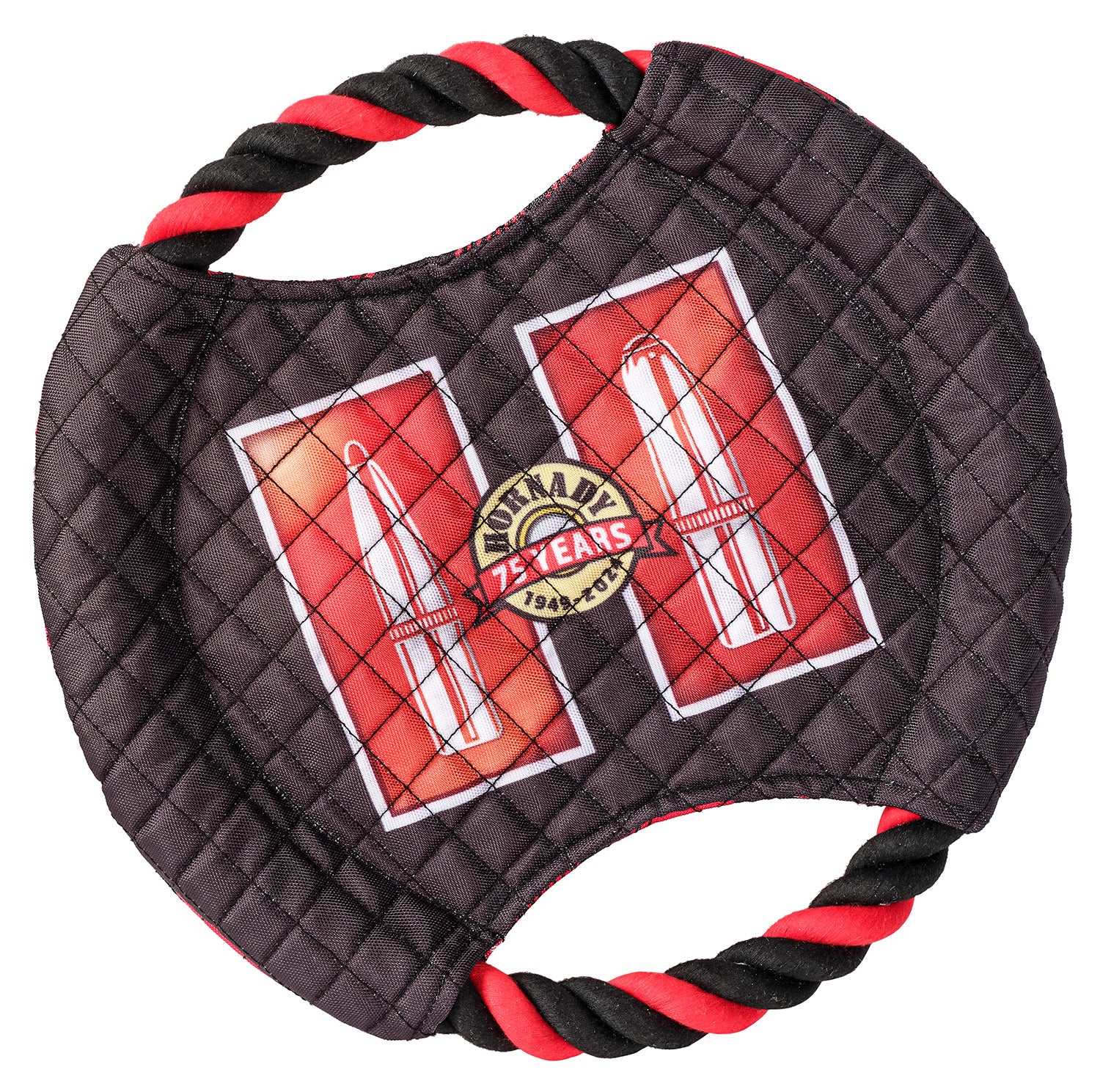 Hornady Companion Flying Disc Dog Toy Black Red