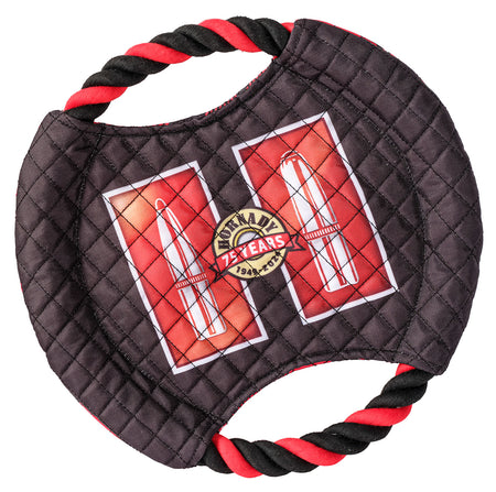 Hornady Companion Flying Disc Dog Toy Black Red