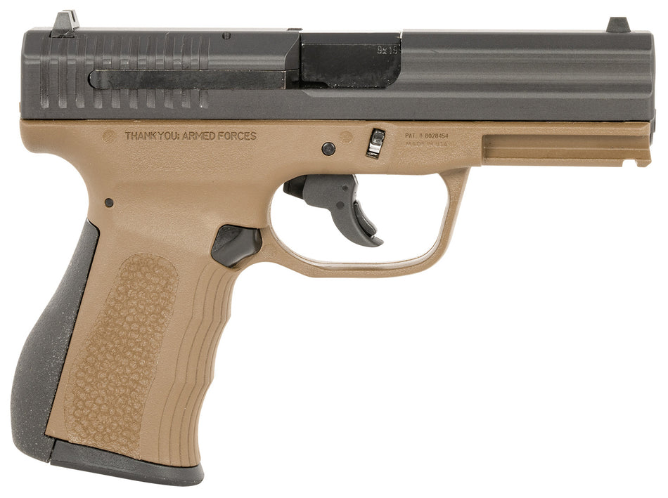 FMK 9C1 G2 9mm Pistol, 10-Round, Burnt Bronze Finish, CA/MA Compliant