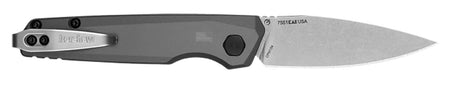 Kershaw 7551 Launch 18 Auto Folder 2.79" Spear Point CPM 154 Blade, Gray Anodized Aluminum Handle with Pocket Clip