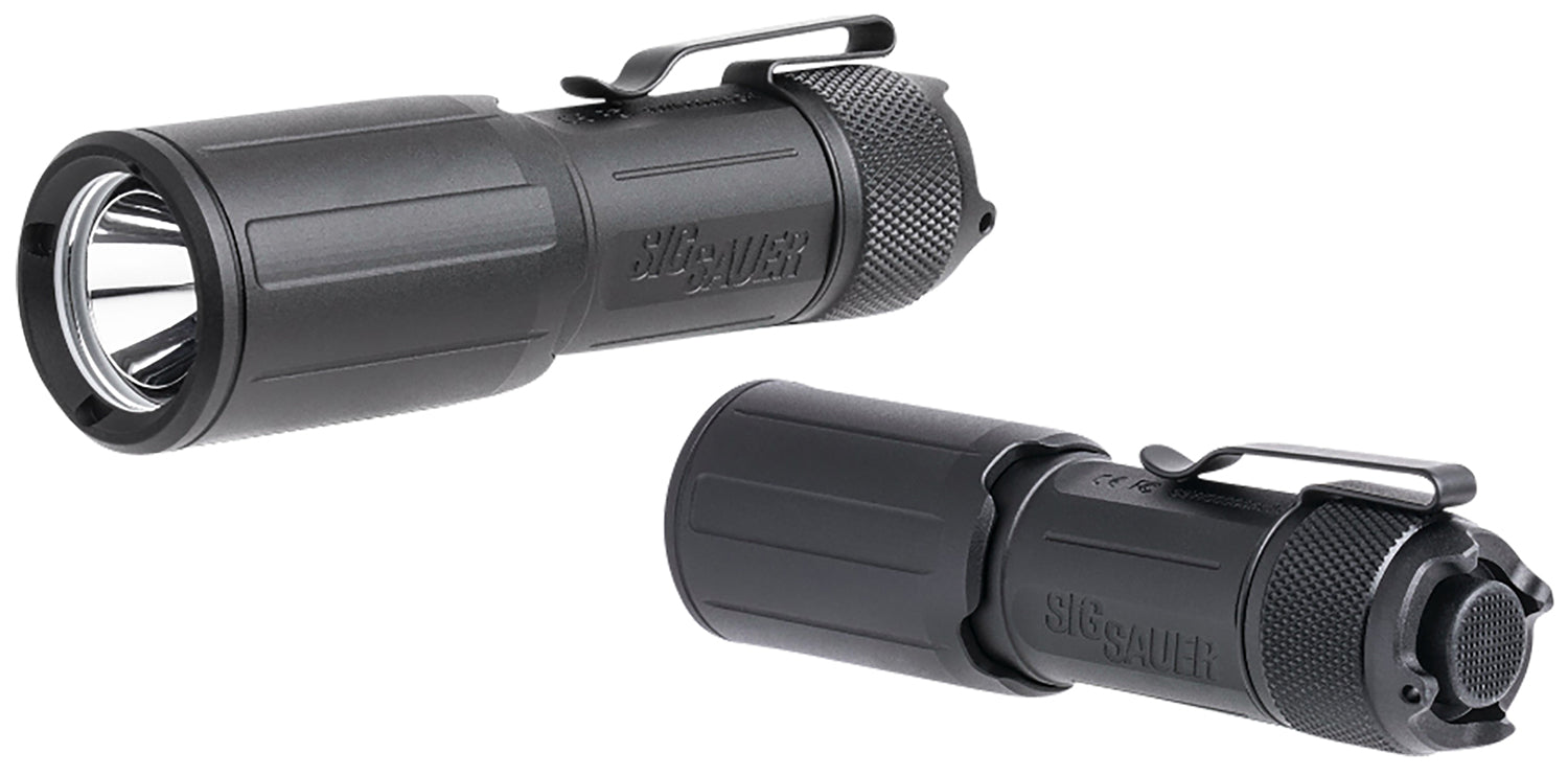 Sig Sauer Foxtrot-EDC Compact Black Anodized EDC Flashlight 1350 Lumens Rechargeable