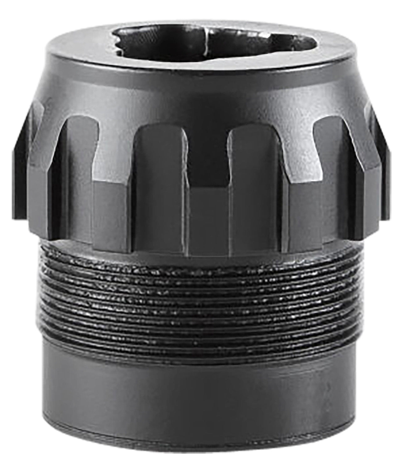 Dead Air DA444 3-Lug Adapter P-Series Stainless Steel Black for Primal Wolfman Ghost 45 Silencers