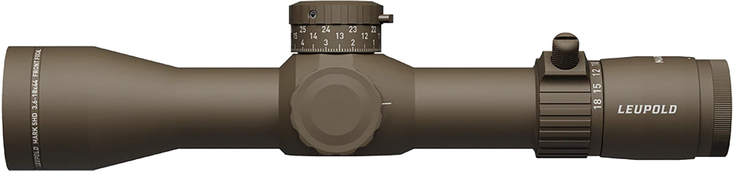 Leupold Mark 5HD 185067 3.6-18x44mm Flat Dark Earth 35mm Tube First Focal Plane Tremor 3 Reticle