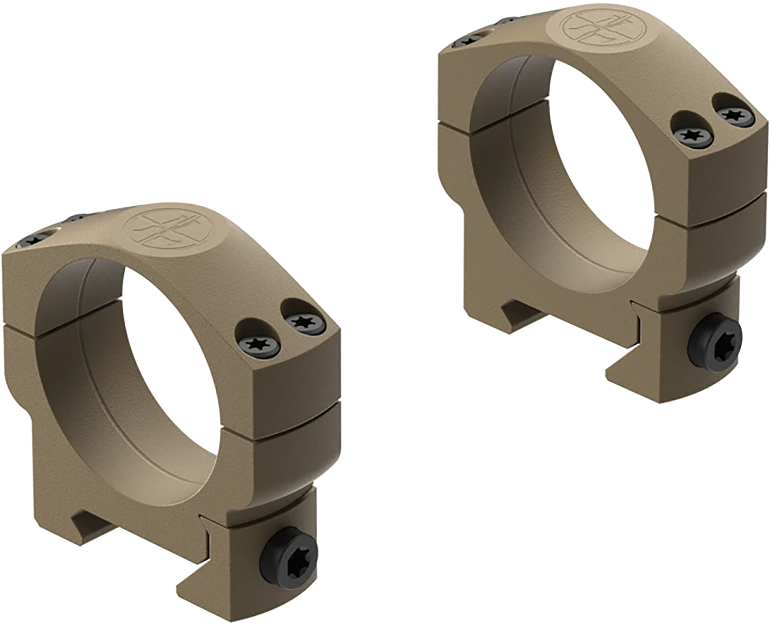 Leupold 185236 Mark 4 35mm Medium Scope Mount Flat Dark Earth Aluminum Picatinny Rail