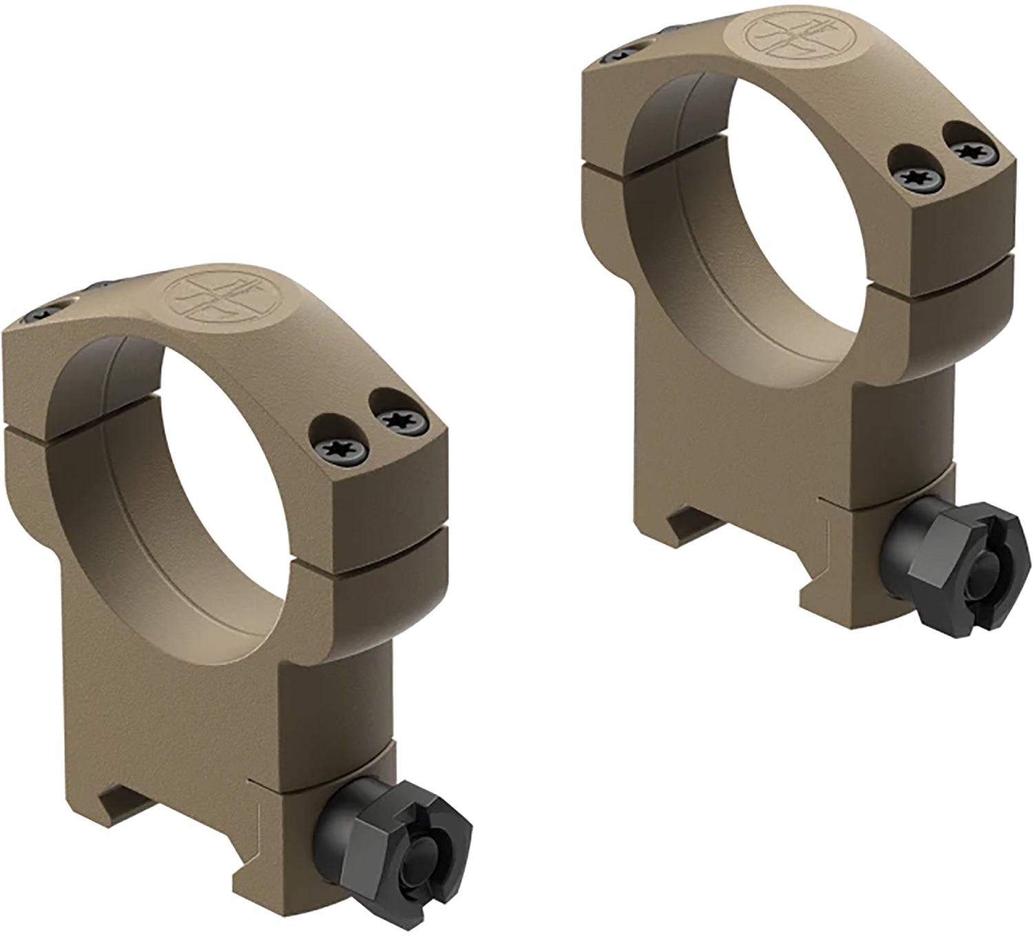 Leupold 185238 Mark 4 35mm Super High Scope Mount Flat Dark Earth Aluminum Picatinny Rail