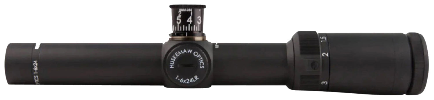 Huskemaw Optics 1016HO Tactical Hunter Black 1-6x24mm 30mm Tube Illuminated HuntSmart Reticle