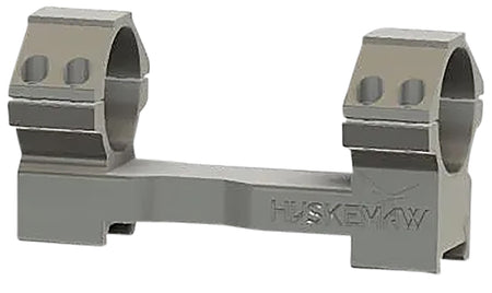 Huskemaw 20CRB Crossfield Picatinny Scope Mount and Ring Combo Silver 60 MOA